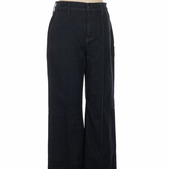 J. Crew Premium High-Rise Trouser Jeans - Navy - 29 TALL 29T